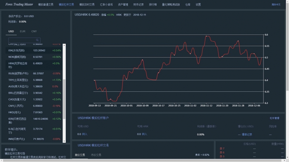 外币交易模拟 免安装绿色中文版