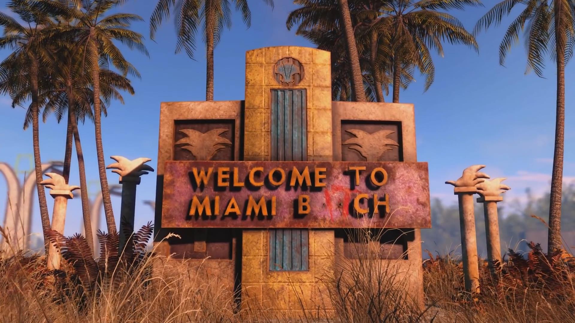 《辐射4》大型Mod“迈阿密”新预告 画面太震撼了