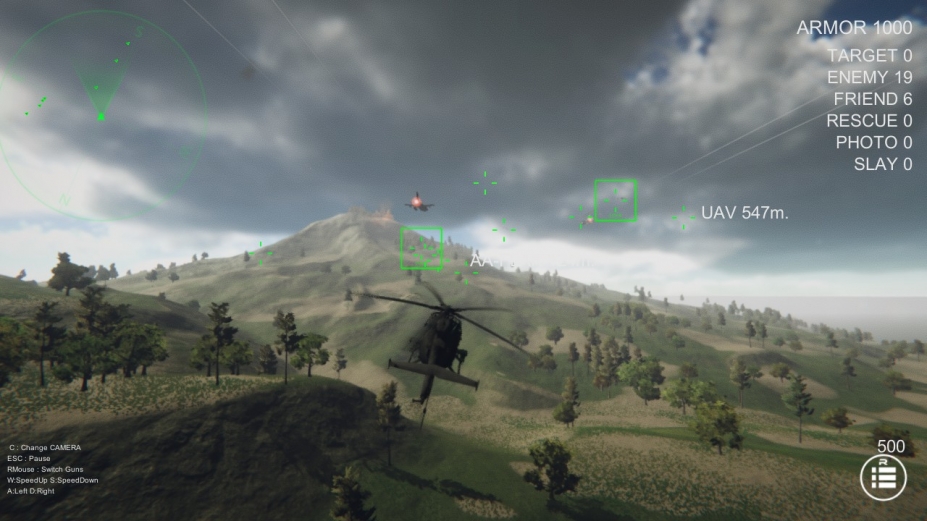 武装侦查直升机 免安装绿色中文版
