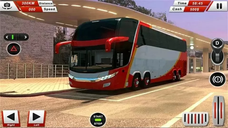 欧洲蔻驰巴士越野驾驶模拟器