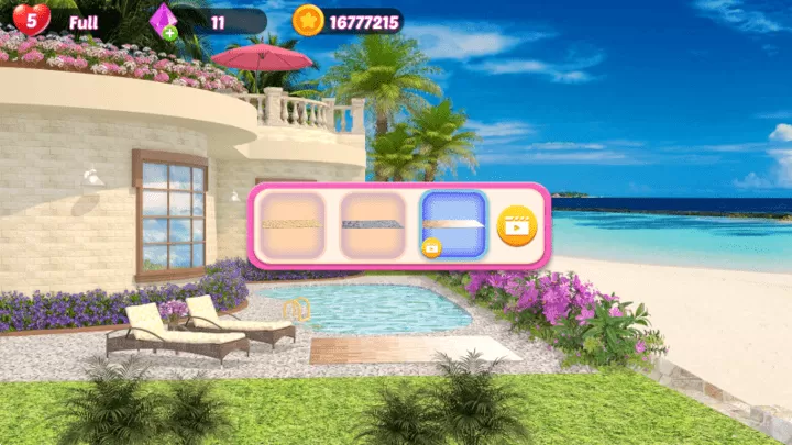 现代海滨别墅设计手机游戏