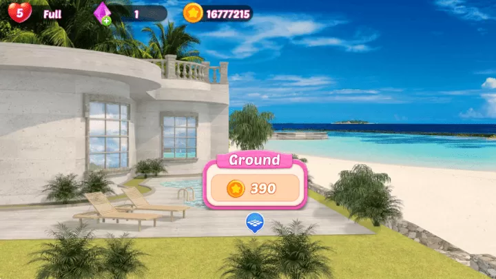 现代海滨别墅设计手机游戏