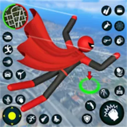 StickMan Rope Hero Spider Game手机版正版下载