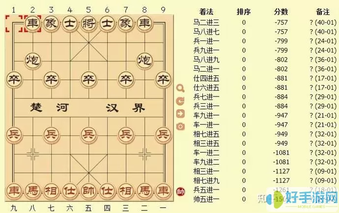 中国象棋竞技版开局攻略