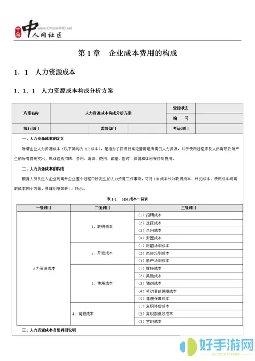 良品铺子人力资源构成状况