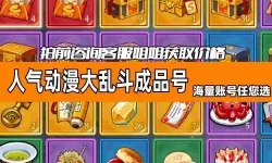 人气动漫大乱斗账号交易