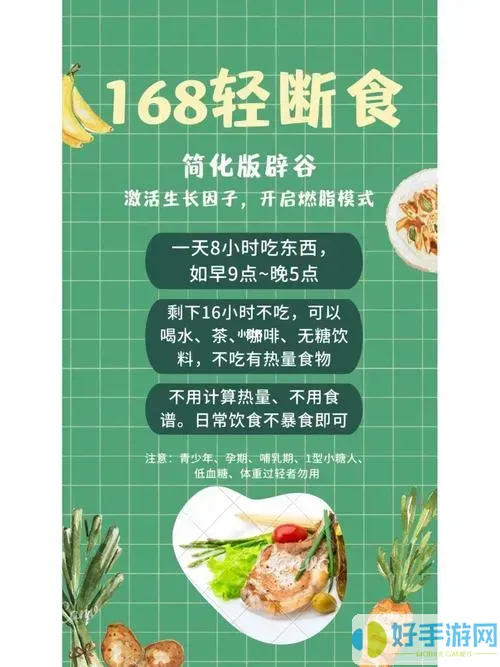 168轻断食法的好处