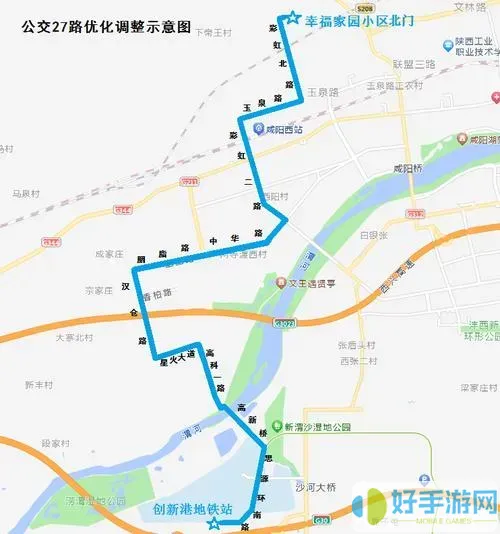 咸阳公交线路图最新